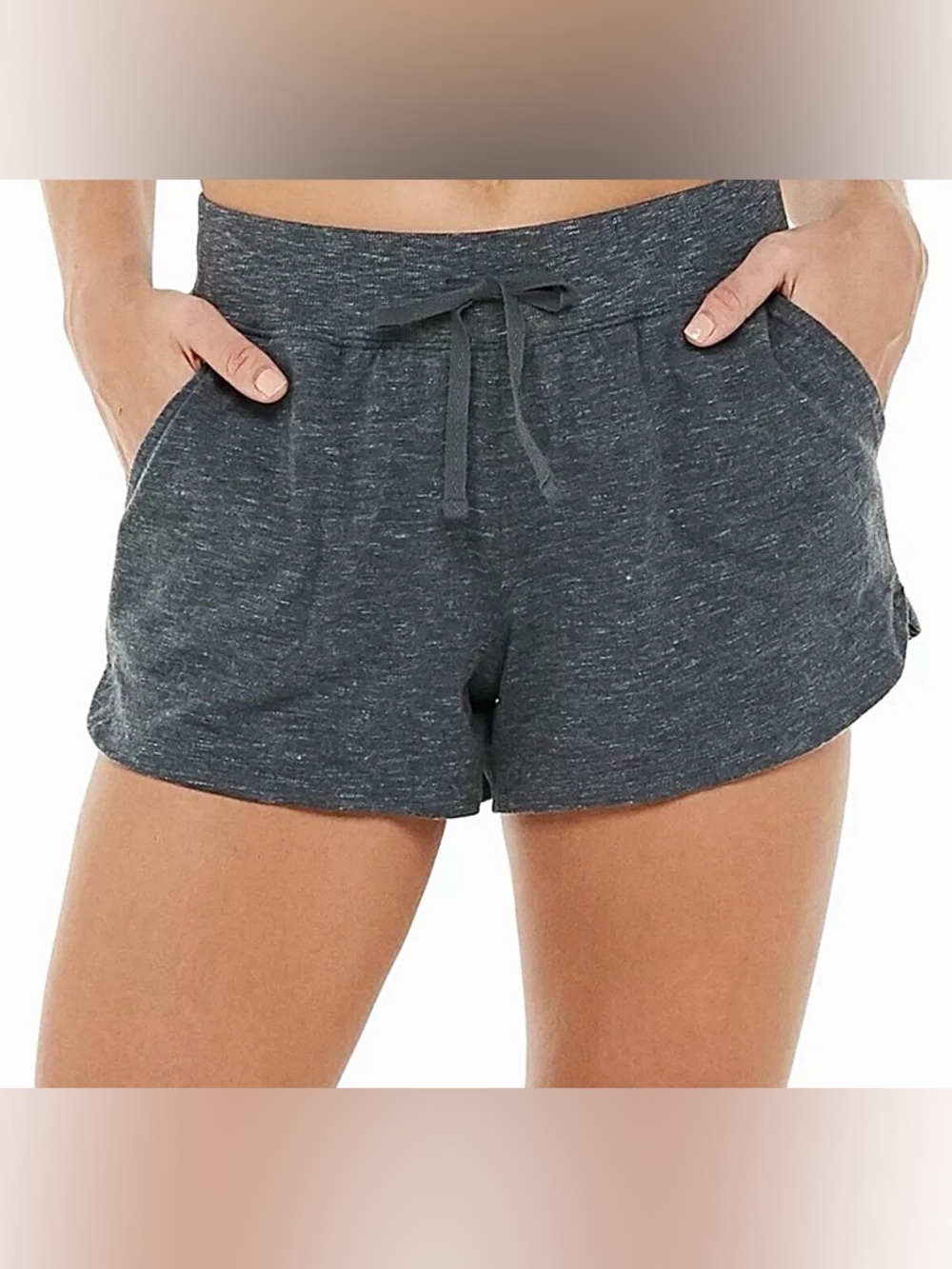 Women's Tek Gear® Essential Cotton Blend Shorts Size S Grey
